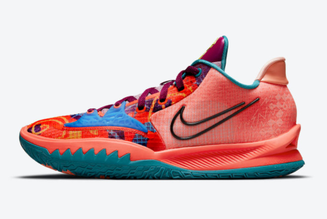 Shop Nike Kyrie Low 4 1 World 1 People Basketball Shoes CW3985-600