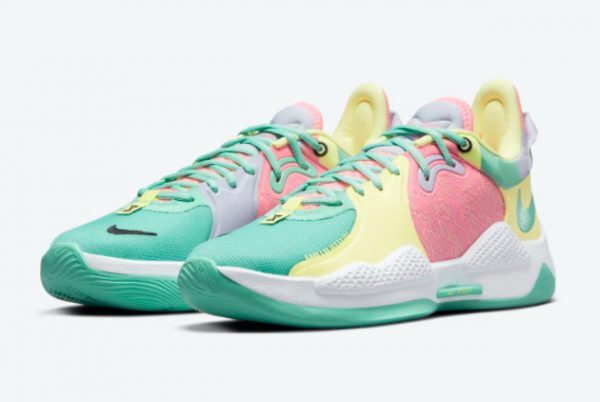 2021 Cheap Nike PG 5 Daughters Green Glow For Sale CW3143-301-2