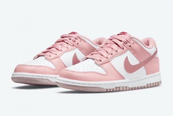 2021 Nike Dunk Low GS Pink Velvet For Sale DO6485-600-2