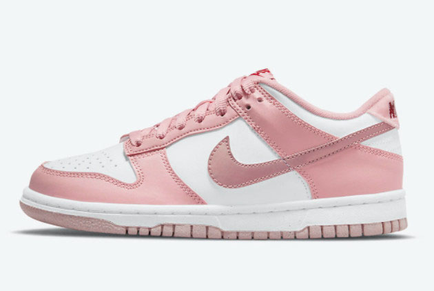 2021 Nike Dunk Low GS Pink Velvet For Sale DO6485-600