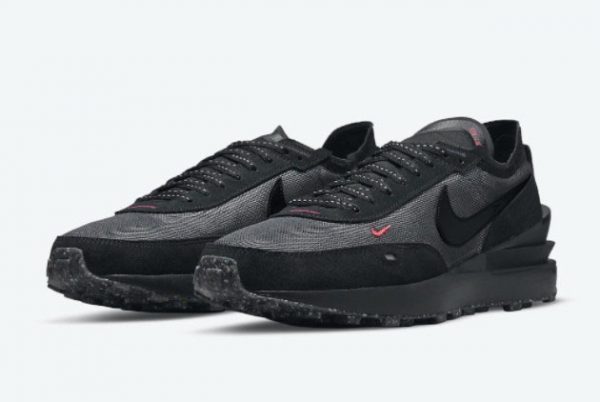 2021 Nike Waffle One Black Reflective For Cheap DO6387-001-1