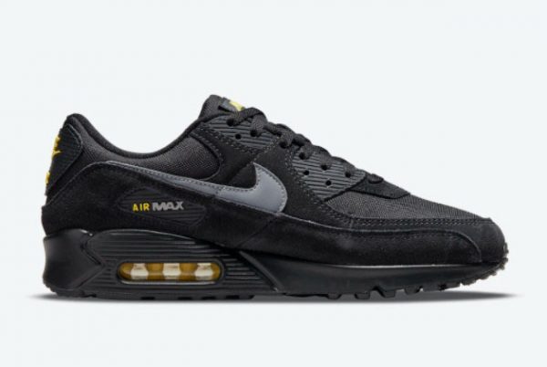 Buy Nike Air Max 90 Black Yellow Reflective Swooshes DO6706-001-1