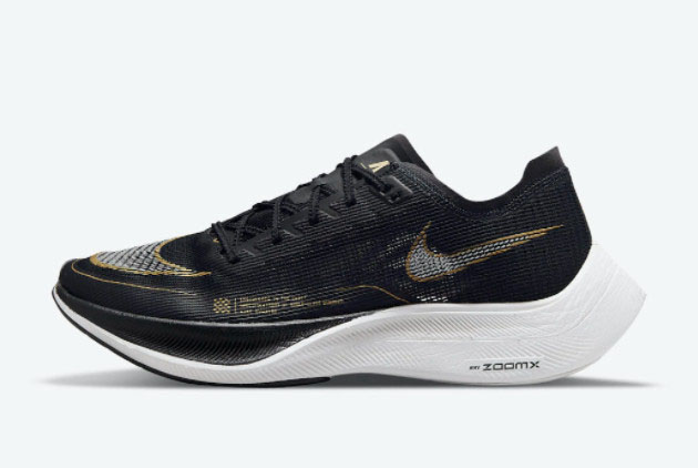 Buy Nike ZoomX VaporFly NEXT% 2 Black Gold CU4111-001