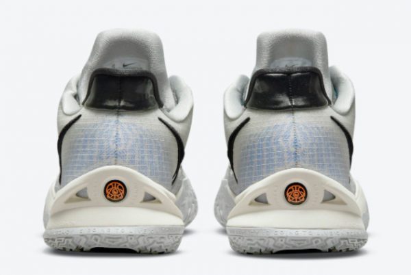 Nike Kyrie Low 4 Off-White/Teal Blue-Orange Basketball Sneaker CW3985-004-3