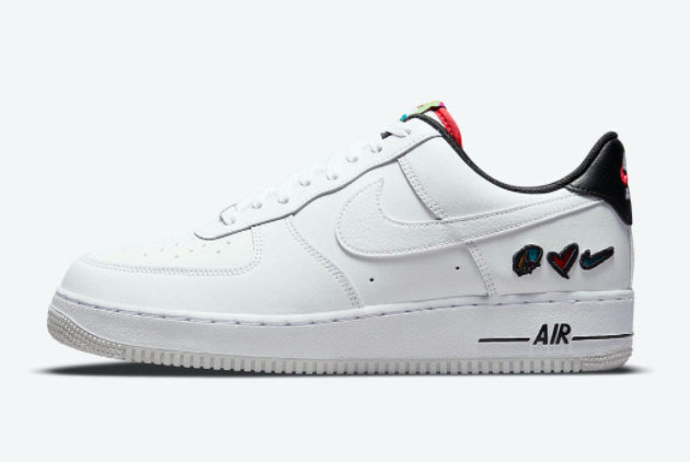 Latest Nike Air Force 1 Low Peace, Love, Swoosh For Sale DM8148-100