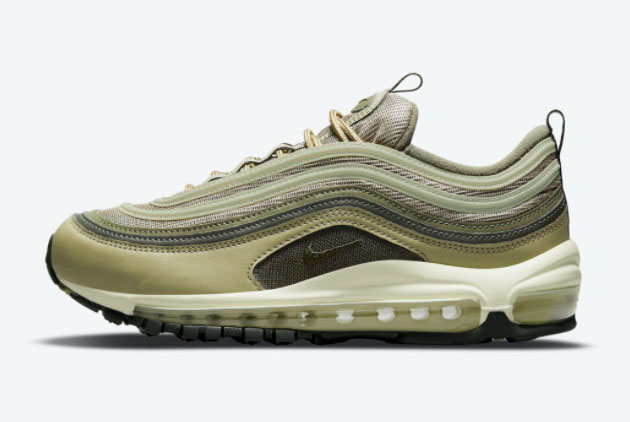 Latest Nike Air Max 97 Olive Green Sport Shoes DO1164-200