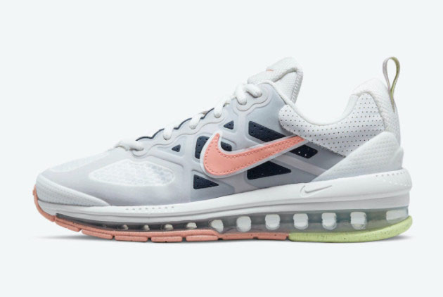 Latest Nike Air Max Genome WMNS White/Grey-Pink-Green DC4057-100