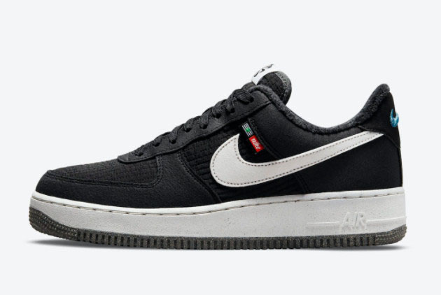 New Nike Air Force 1 Low Toasty Black White Sneakers DC8871-001