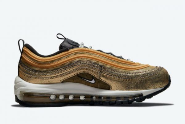 New Release Nike Air Max 97 Cracked Gold For Sale DO5881-700-1