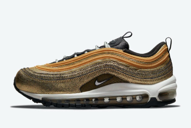 New Release Nike Air Max 97 Cracked Gold For Sale DO5881-700