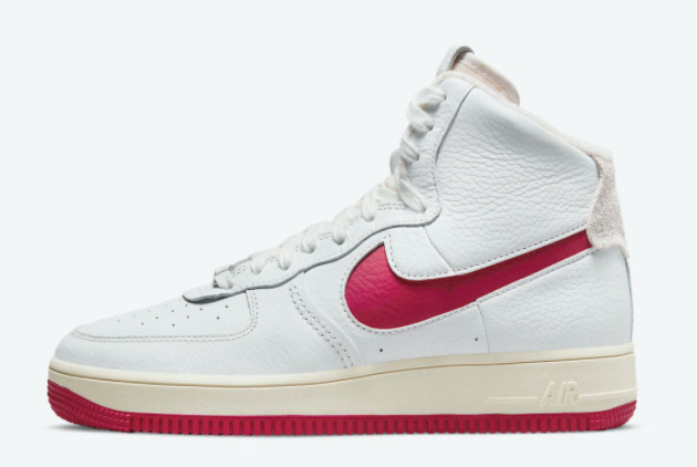 Nike Air Force 1 Strapless Summit White Gym Red New Sale DC3590-100