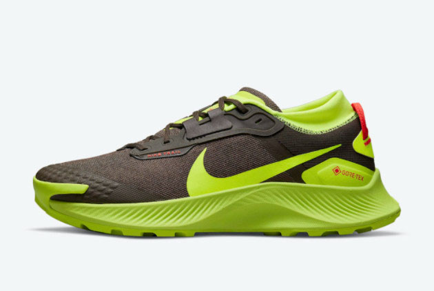Nike Pegasus Trail 3 Gore-Tex Brown Volt Shoes DO6728-200