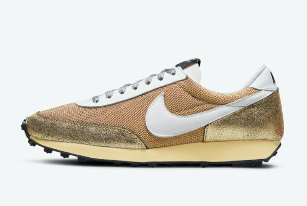 Nike Waffle Trainer 2 II Cracked Gold Running Shoes Sale DO5883-700