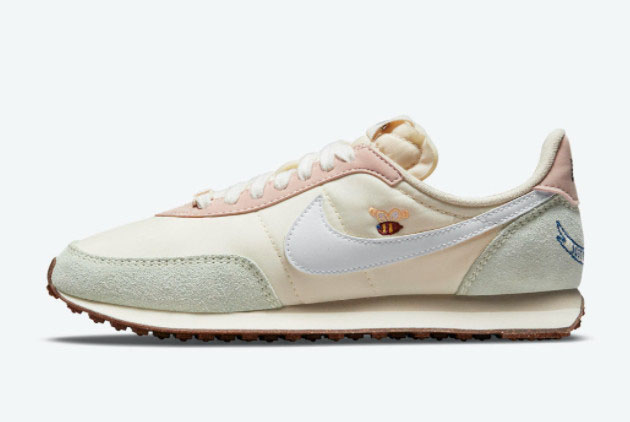 Nike WMNS Waffle Trainer II Cashmere-Pink Oxford-White Trainers DM7188-717