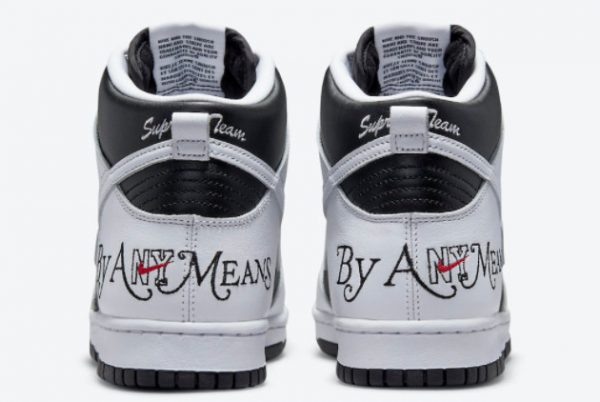 Supreme x Nike SB Dunk High By Any Means Black White DN3741-002-3