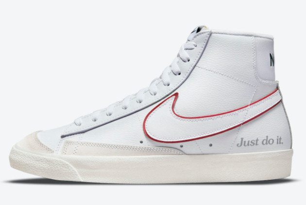 2021 Latest Nike Blazer Mid '77 Just Do It Trainers DQ0796-100