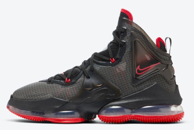 2021 Latest Release Nike LeBron 19 Bred Black Red DC9340-001
