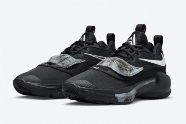 2021 Nike Zoom Freak 3 Black Grey Sneakers DA0694-002-2