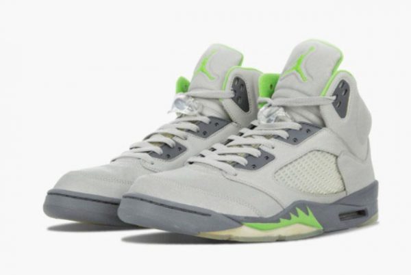 2022 Release Air Jordan 5 V Retro Green Bean Sneakers-1