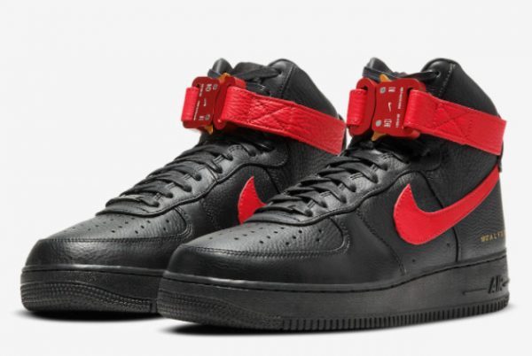 Alyx x Nike Air Force 1 Black University Red To Buy CQ4018-004-2