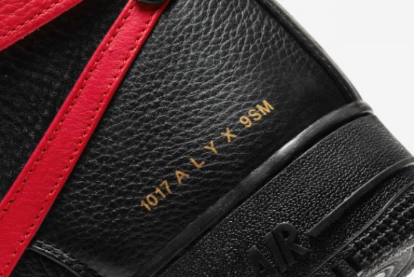 Alyx x Nike Air Force 1 Black University Red To Buy CQ4018-004-4