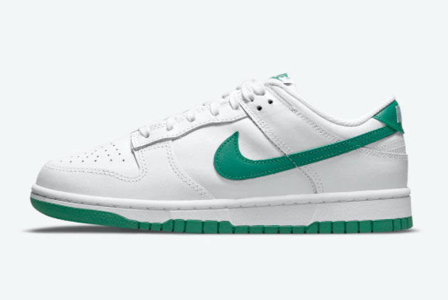 Cheap Nike Dunk Low White and Green On Sale DD1503-112