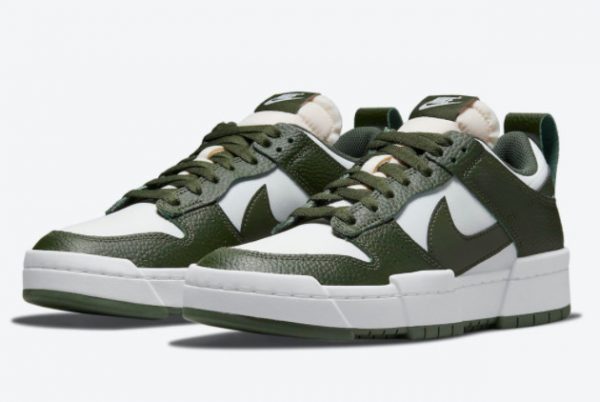 New Release Nike Dunk Low Disrupt Olive Dark Green DQ0869-100-1