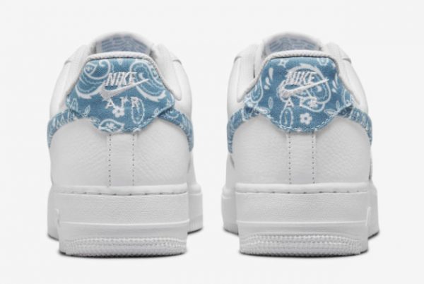 Nike AF1 Air Force 1 Low Paisley White Blue Online Store DH4406-100-3