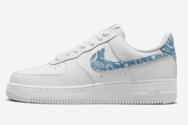 Nike AF1 Air Force 1 Low Paisley White Blue Online Store DH4406-100