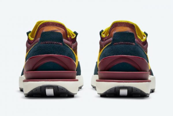 Nike Waffle One Navy/Burgundy-Yellow Casual Shoes DD8014-600-2