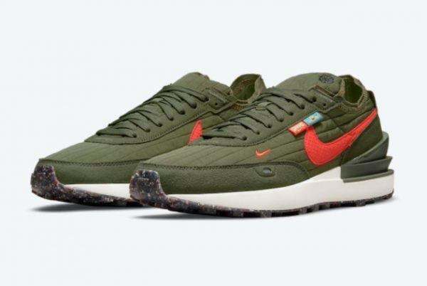 Nike Waffle One Toasty Olive For Cheap DC8890-200-1