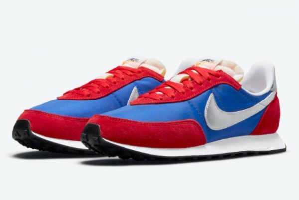 Nike Waffle Trainer 2 Hyper Royal University Red Shoes DC2646-400-1