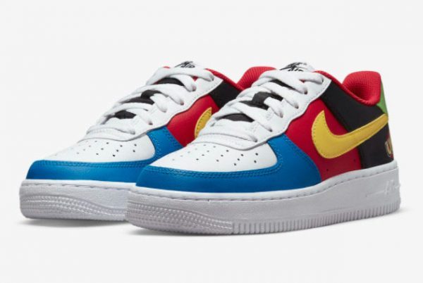 UNO x Nike Air Force 1 Low White/Yellow Zest-University Red DC8887-100-2