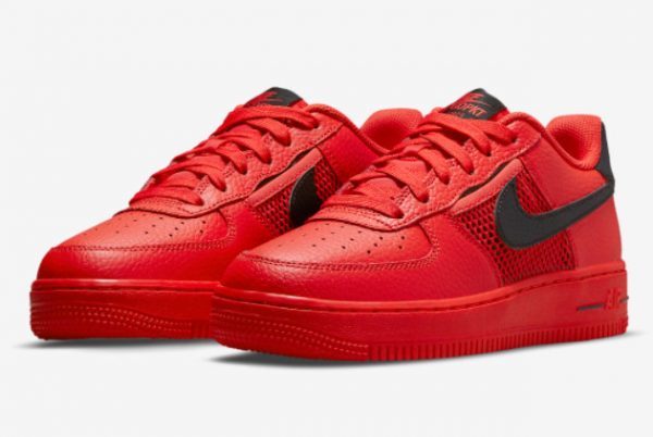 2022 Nike Air Force 1 Low GS Mesh Pocket For Sale DH9596-600-2