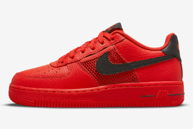 2022 Nike Air Force 1 Low GS Mesh Pocket For Sale DH9596-600