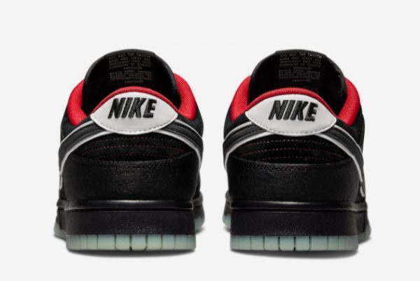 LPL x Nike Dunk Low Black White-Bright Crimson Sneakers DO2327-011-3