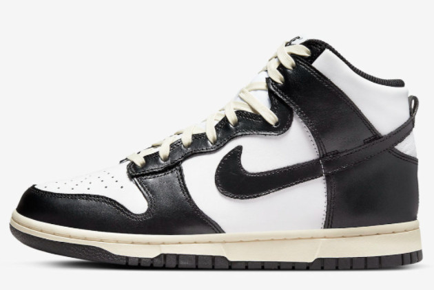 2022 New Style Nike Dunk High Vintage Black DQ8581-100