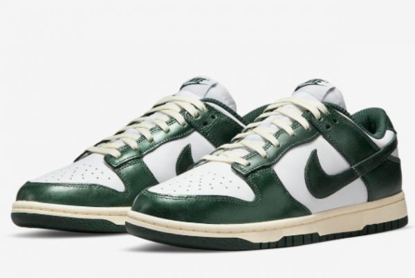 2022 Nike Dunk Low Vintage Green Training Shoes DQ8580-100-2