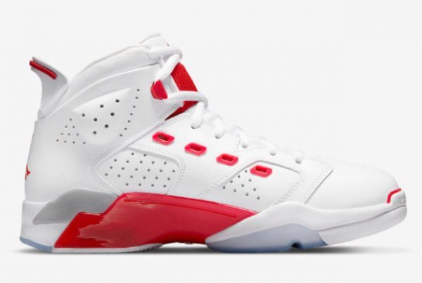 Jordan 6-17-23 White Red Sneakers On Sale DC7330-106-1