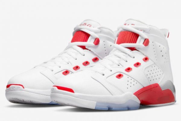 Jordan 6-17-23 White Red Sneakers On Sale DC7330-106-2
