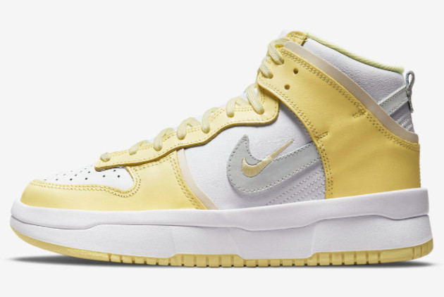 New Nike Dunk High Up White Lemon For Sale DH3718-105