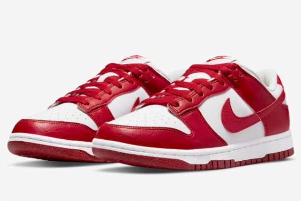 New Nike Dunk Low Next Nature University Red Sneakers DN1431-101-2