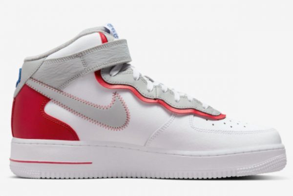 Nike Air Force 1 Mid Athletic Club White Red On Sale DH7451-100-1