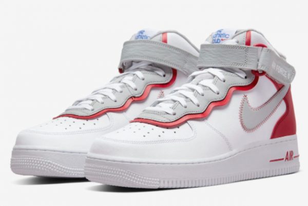 Nike Air Force 1 Mid Athletic Club White Red On Sale DH7451-100-2