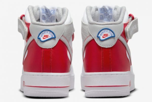 Nike Air Force 1 Mid Athletic Club White Red On Sale DH7451-100-3