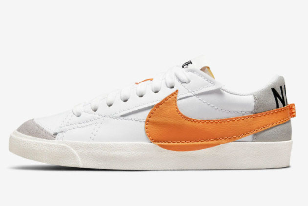 Top Sneaker Nike Blazer Low Jumbo White Orange DN2158-100