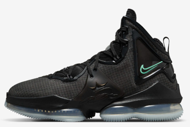 2022 Latest Nike LeBron 19 Black Aqua DC9340-003