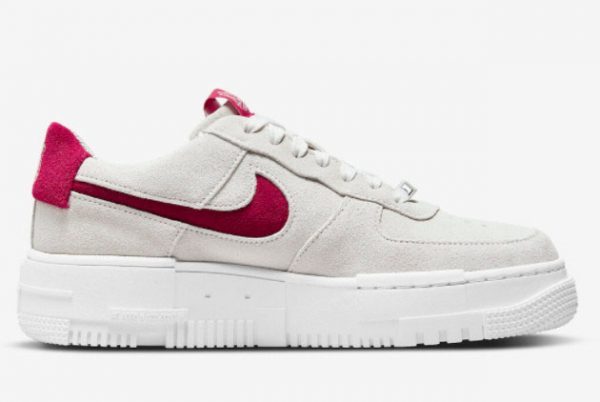 2022 Nike Air Force 1 Pixel Mystic Hibiscus On Sale DQ5570-100-1
