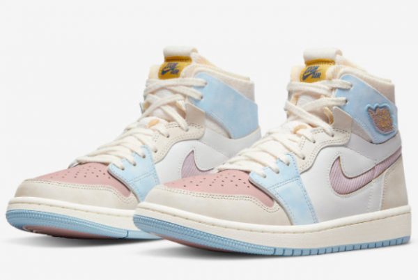 Air Jordan 1 Zoom CMFT Pink Oxford With Discount Price DQ5092-651-2