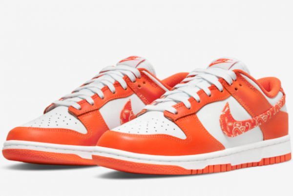 Latest Release Nike Dunk Low Orange Paisley DH4401-103-2